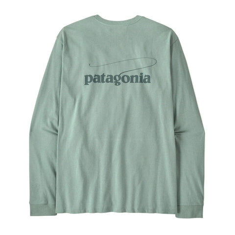 Patagonia M's L/S Casting Logo Responsibili-Tee -Longsleeve