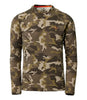 L.L. Bean Heavyweight Baselayer Crew Top Print Men's