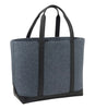 L.L. Bean Leather Trim Wool Tote