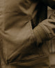 Taylor Stitch The Insulated Bomber Jacket in Fatigue Olive Dry Wax