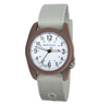 Bertucci DX3 Canvas Watch, White Ombra Brow dial - #356 Natural Cotton Comfort Canvas band