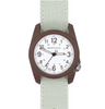 Bertucci DX3 Canvas Watch, White Ombra Brow dial - #356 Natural Cotton Comfort Canvas band