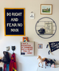 Oxford Pennant - DO RIGHT AND FEAR NO MAN, Camp Flag