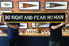 Oxford Pennant - DO RIGHT AND FEAR NO MAN, Banner