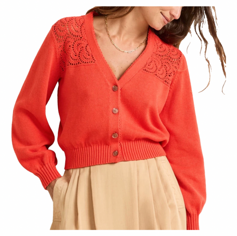 Pendleton W's Crochet Cotton Cardigan