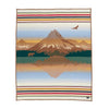 Pendleton Jacquard Napped Robe - Glacier Peaks