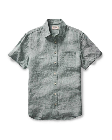 Taylor Stitch The Short Sleeve California -  Cilantro Hemp