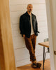 Taylor Stitch The Maritime Shirt Jacket in Dark Navy Moleskin Twill