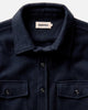 Taylor Stitch The Maritime Shirt Jacket in Dark Navy Moleskin Twill
