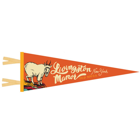 Old Souls x Oxford Pennant: Livingston Manor NEW 7"x21"