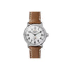 Shinola Runwell | 41MM | Stainless Steel Polished Plating | White Dial | Brown Leather Strap