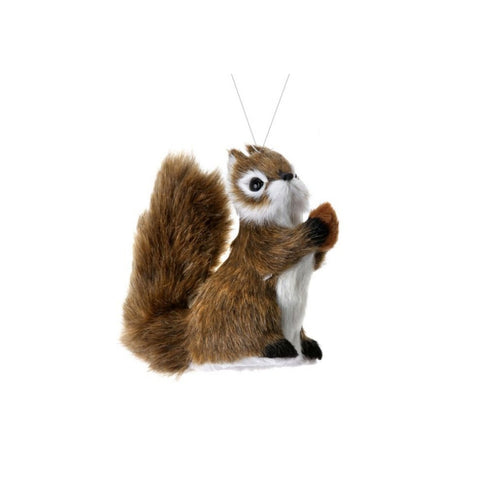 Regency 4.5" Furry Squirrel Ornament