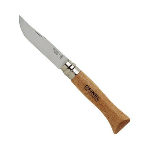 Opinel No. 6 Folding Knife, Stainless Steel